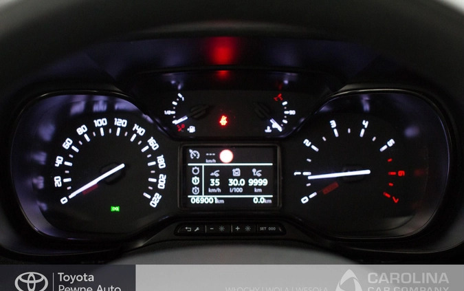 Toyota Proace City Verso cena 98000 przebieg: 68998, rok produkcji 2021 z Ziębice małe 92